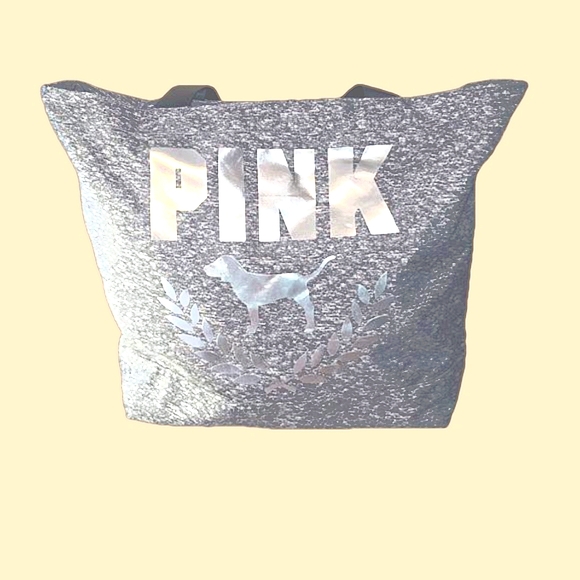 NWT PINK VICTORIA'S SECRET LARGE ZIPPERED TOTE BAG - Picture 3 of 13